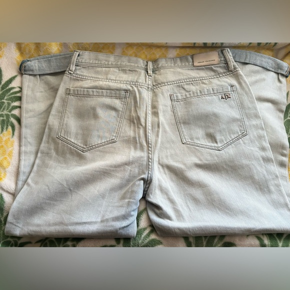 Armani Exchange Boyfriend Jeans, Distressed, Sz 29 - Picture 3 of 6